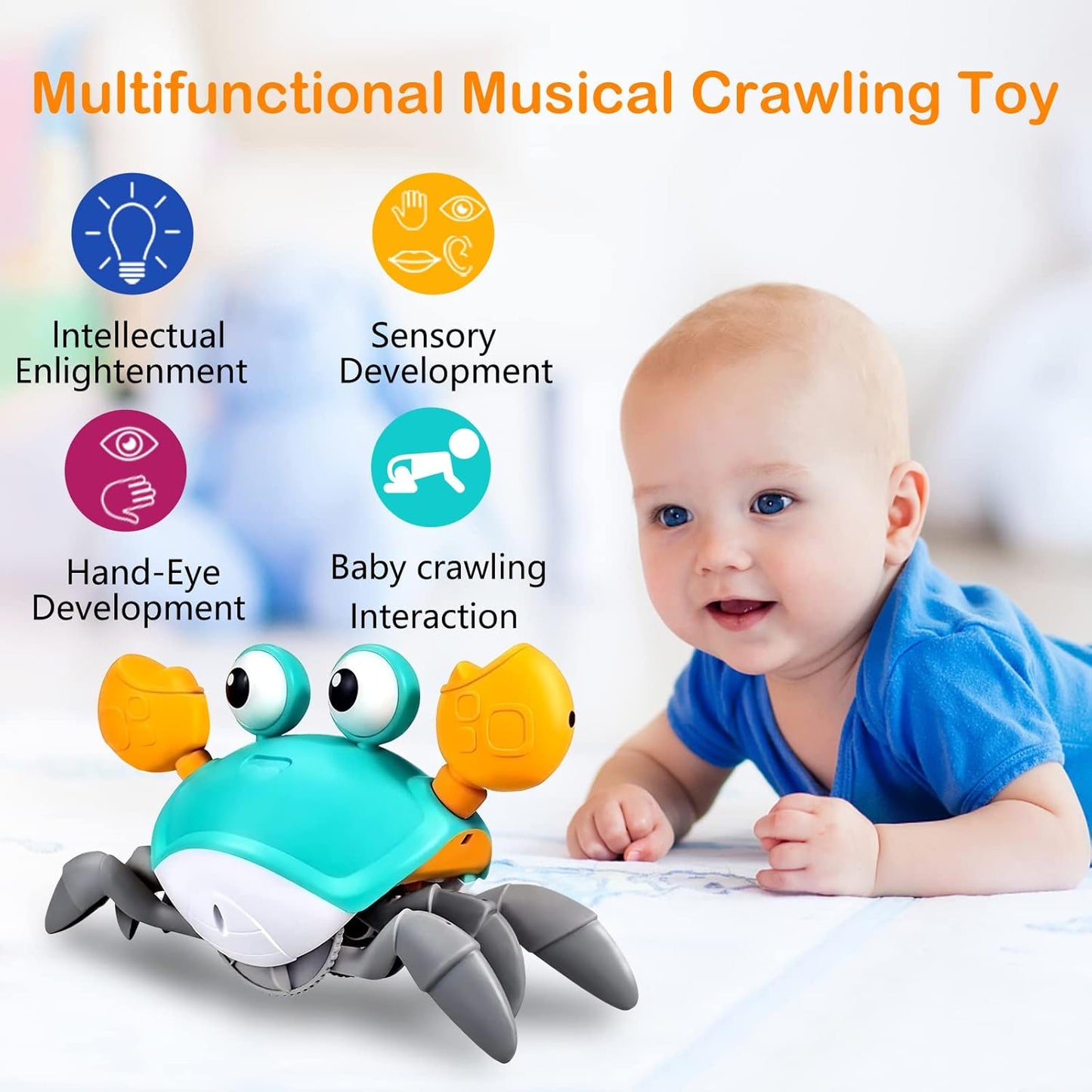 Walking Crab Baby Toy