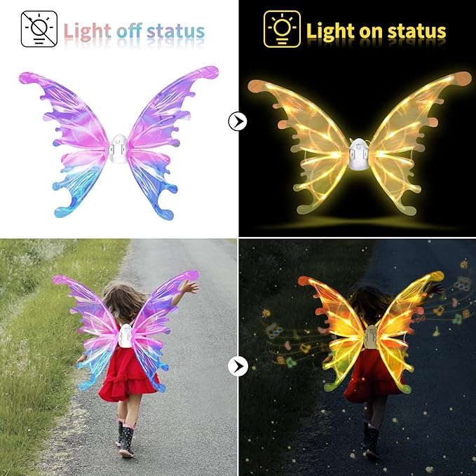 MemoBebe™ Electric Fairy Wings