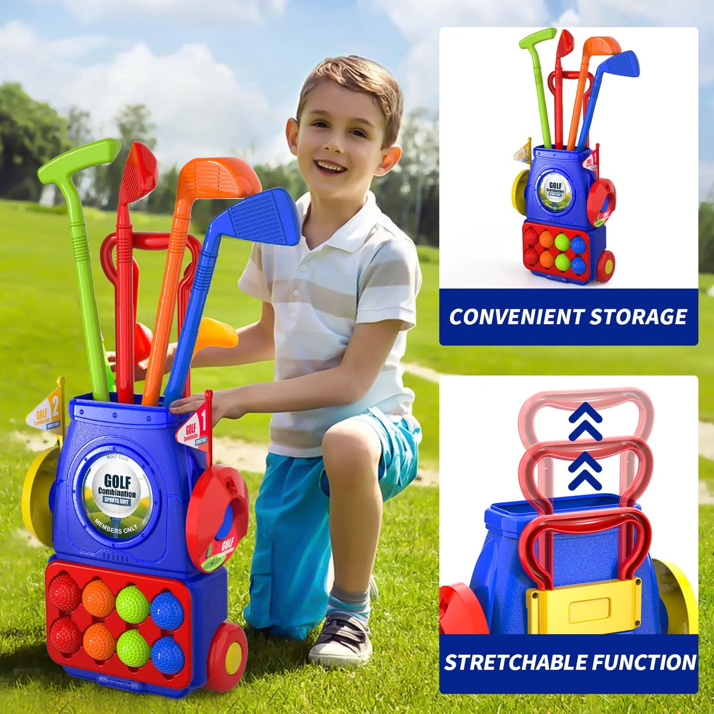 Deluxe Kids Golf Playset