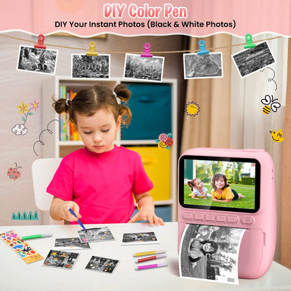 Instant Print Camera for Kids