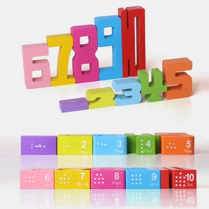 Wooden Number Building Block