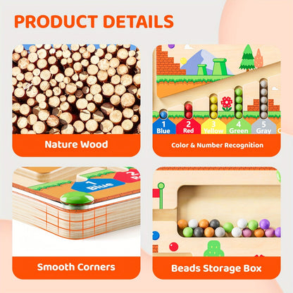 Wooden Magnetic Maze Board